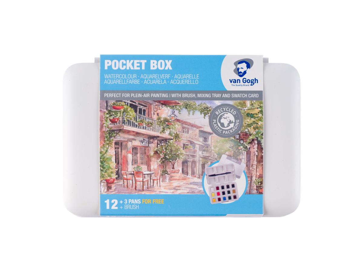 VAN GOGH AQUARELL POCKETBOX 12x1/2NAPF 1