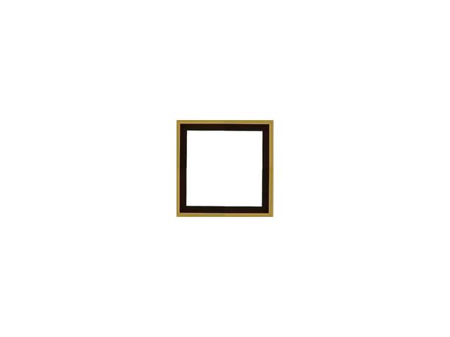 SCHATTENFUGENRAHMEN SCHWARZ DELUXE GOLD FÜR 90X90CM 1