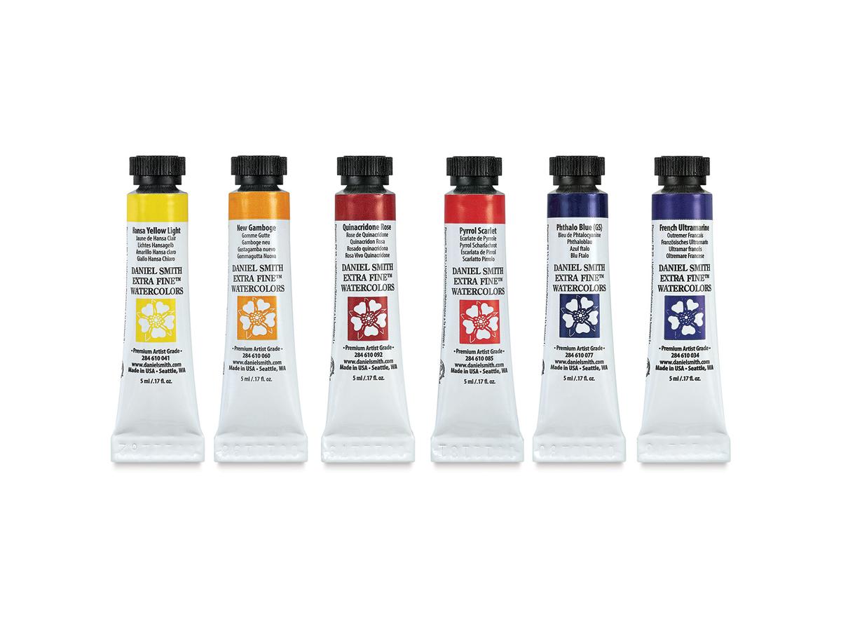 DANIEL SMITH  AQUARELLSET ESSENTIAL 6X5ML TUBEN 1