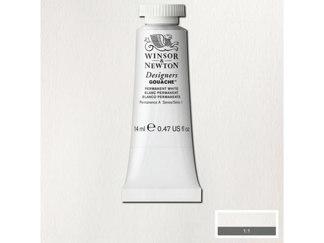 WINSOR & NEWTON DESIGNERS GOUACHE 14ML 512 PERMANENT WHITE 1