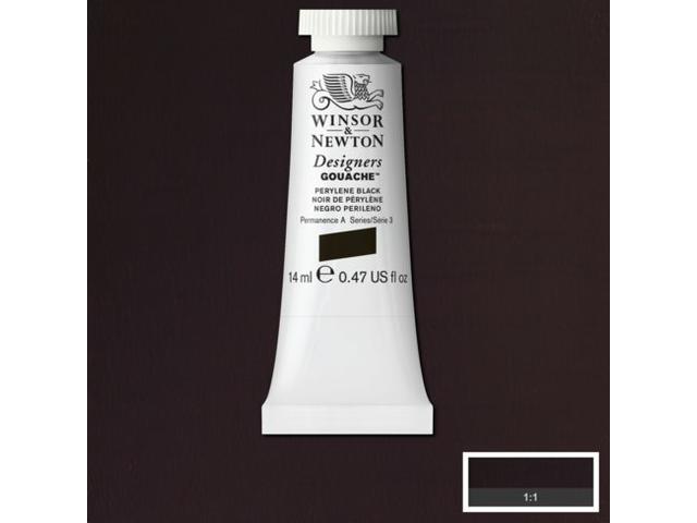 WINSOR & NEWTON DESIGNERS GOUACHE 14ML 505 PERYLENE BLACK 1