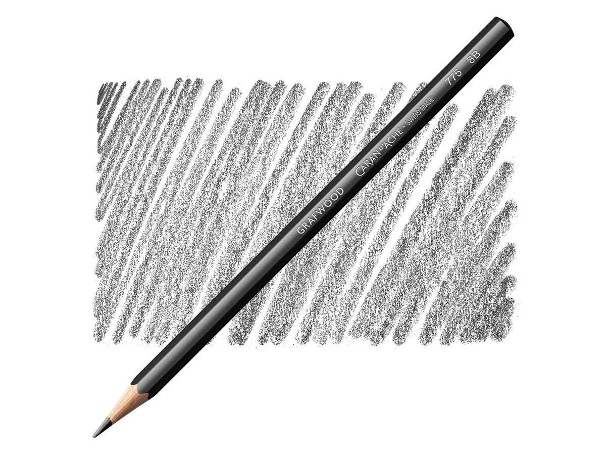 CARAN D'ACHE GRAFWOOD ARTIST BLEISTIFT EXTRA FINE 8B 1