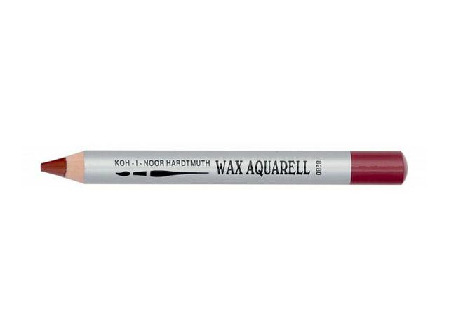 KOH-I-NOOR WACHS AQUARELLSTIFT BORDEAUXROT 1