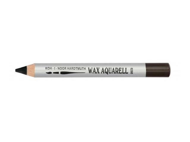 KOH-I-NOOR WACHS AQUARELLSTIFT DUNKELBRAUN 1