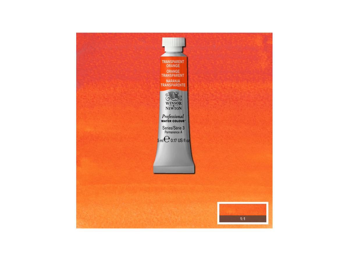WINSOR & NEWTON AQUARELLFARBE 5ML 650 TRANSPARENT ORANGE 1