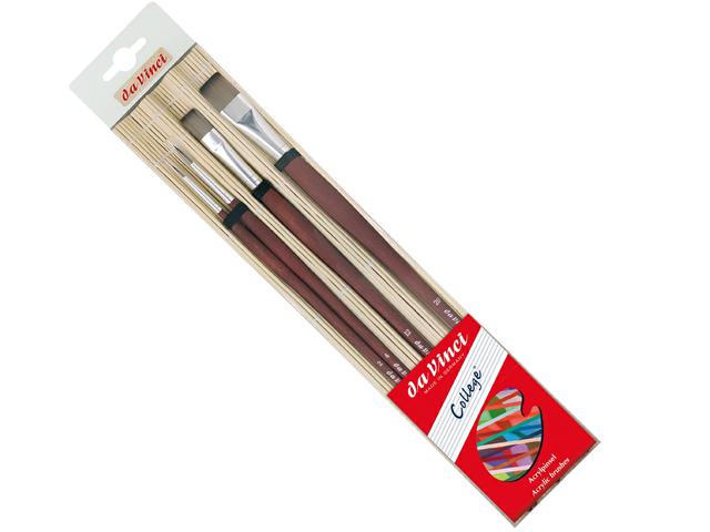 DA VINCI 5305 COLLEGE PINSELSET M. BAMBUSM. 1