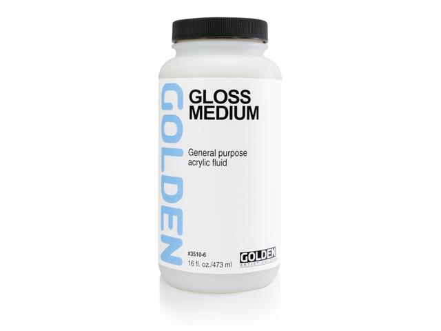 GOLDEN GLOSS MEDIUM 3510 - 473ML (WAS POLYMER MED. GLOSS) 1