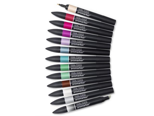 WINSOR & NEWTON PROMARKER SET MANGA CHIBI 12X+1BLENDER 1