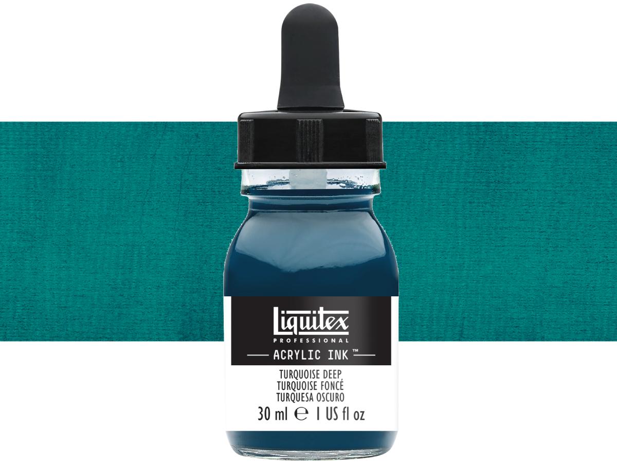 LIQUITEX ARTIST ACRYLIC INK 30ML 561 TURQUOISE DEEP 1