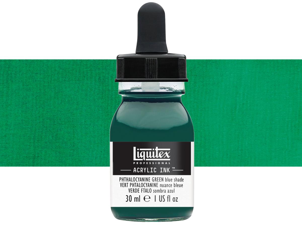 LIQUITEX ARTIST ACRYLIC INK 30ML 317 PHTHALO CYANINE GREEN (B.S) 1
