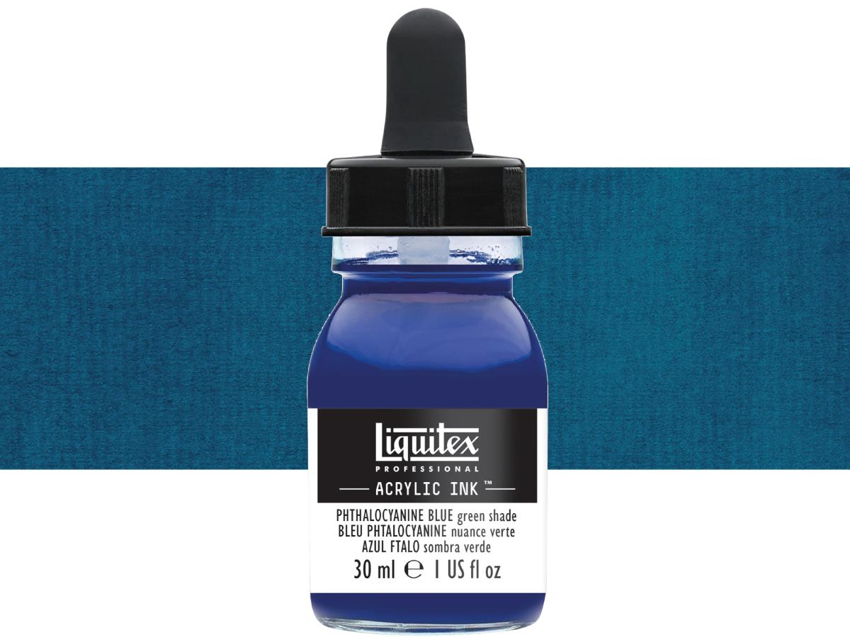 LIQUITEX ARTIST ACRYLIC INK 30ML 316 PHTHALO CYANINE BLUE (G.S) 1