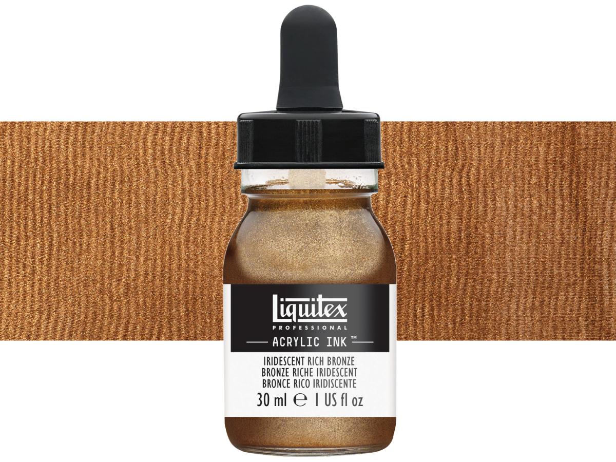 LIQUITEX ARTIST ACRYLIC INK 30ML 229 IRIDESCENT RICH BRONZE 1