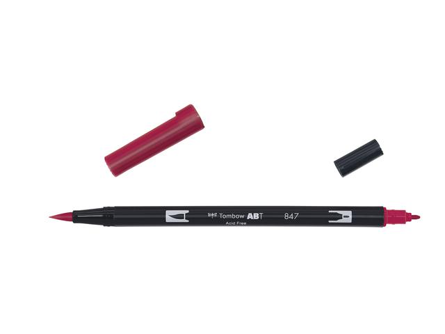 TOMBOW ABT DUAL BRUSH PEN 847 KARMESLNROT 1
