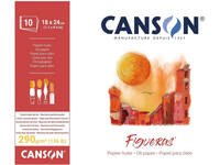 CANSON FIGUERAS ÖLMALPAPIER BLOCK 19X25CM 290GRAM