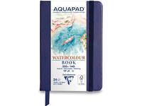 CLAIREFONTAINE AQUAPAD WATERCOLOUR BOOK A6 300 GRAM 25 VEL