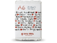KHADI INDIA HADERNPAPIER 150G/M² A6 20 BLATT