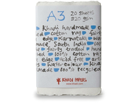 KHADI INDIA HADERNPAPIER 320G/M² A3 20 BLATT