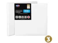 ZIELER PREMIUM KATOEN SCHILDERSDOEK 30X30CM SET 3X