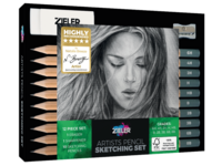 ZIELER ARTIST PENCIL SKETCHING SET 10 STÜCK