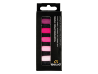 REMBRANDT SOFTPASTEL SET ROSE VIOLETS HALBE KREIDEN 5X