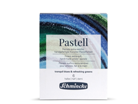 SCHMINCKE SOFTPASTELL-THEMENSET 6 × HALB BLAU-/GRÜNTÖNE