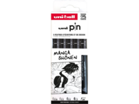 UNI-BALL PIN FINELINER SET MANGA SHONEN 5 STÜCK
