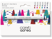 COPIC ACREA MARKER SET DEEP 6X