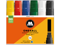 MOLOTOW ONE4ALL MARKERSET 627HS 15MM BASIC 1 6X
