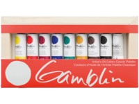 GAMBLIN ARTIST OLIEVERF SET CLASSIC PALETTE 37ML 9X