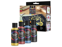 SPEEDBALL FLEX SCREEN PRINTING FABRIC INK SET 4X