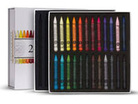 SENNELIER PASTELPOTLODEN SET ASSORTED HALF 24X + 12 LEGE VAKKEN
