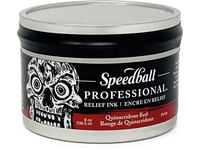 SPEEDBALL PROFESSIONAL RELIEF INK  236ML SERIE 3 CHINACRIDONROT