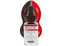 SCHMINCKE AERO COLOR ACRYLIC INK 28ML 301 KRAPPROT TIEF