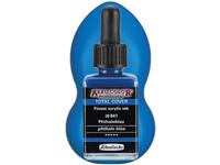 SCHMINCKE AERO COLOR ACRYLIC INK TOTAL COVER 28ML 28841 PHTHALO BLUE