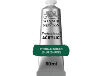 WINSOR & NEWTON PROFESSIONAL ACRYLIC 60ML 522 PHTHALO GREEN