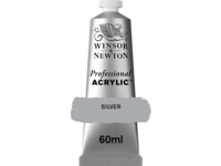 WINSOR & NEWTON PROFESSIONAL ACRYLIC 60ML 617 SILVER