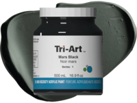 TRI-ART ACRYLFARBE 500ML S1 MARSSCHWARZ