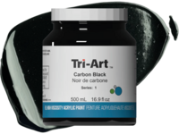 TRI-ART ACRYLFARBE 500ML S1 CARBONSCHWARZ