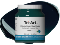 TRI-ART ACRYLFARBE 500ML S5 PHTHALO GREEN BLUE SHADE