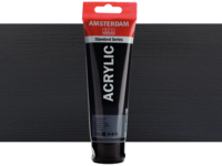 TALENS AMSTERDAM STANDARD ACRYL 120ML 702 LAMPENSCHWARZ