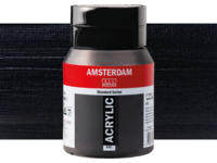 TALENS AMSTERDAM ACRYLVERF 500ML 850 METALLIC ZWART