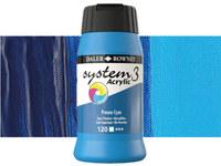 DALER ROWNEY SYSTEM 3 ACRYL 500ML 120 PROCESS CYAN