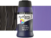 DALER ROWNEY SYSTEM 3 ACRYL 500ML 408 DEEP VIOLET
