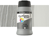 DALER ROWNEY SYSTEM 3 ACRYL 500ML 702 SILVER HUE