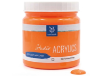 VAN BEEK ACRYL 1000ML 033 S2 ORANGE FLOURESZIEREND