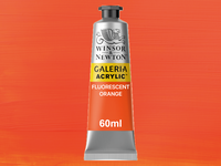 WINSOR & NEWTON GALERIA  ACRYLFARBE 60ML 454 FLUOR ORANGE
