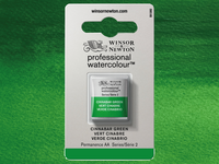 WINSOR & NEWTON AQUARELLFARBE 1/2NÄPF S2 CINNABAR GREEN
