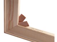 CLASSIC65 KEILRAHMENLEISTE 80 CM MIT NUT