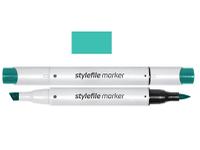 STYLEFILE BRUSH MARKER 608 MINT GREEN LIGHT OP=OP