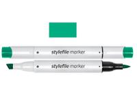 STYLEFILE BRUSH MARKER 642 EMERALD GREEN OP=OP